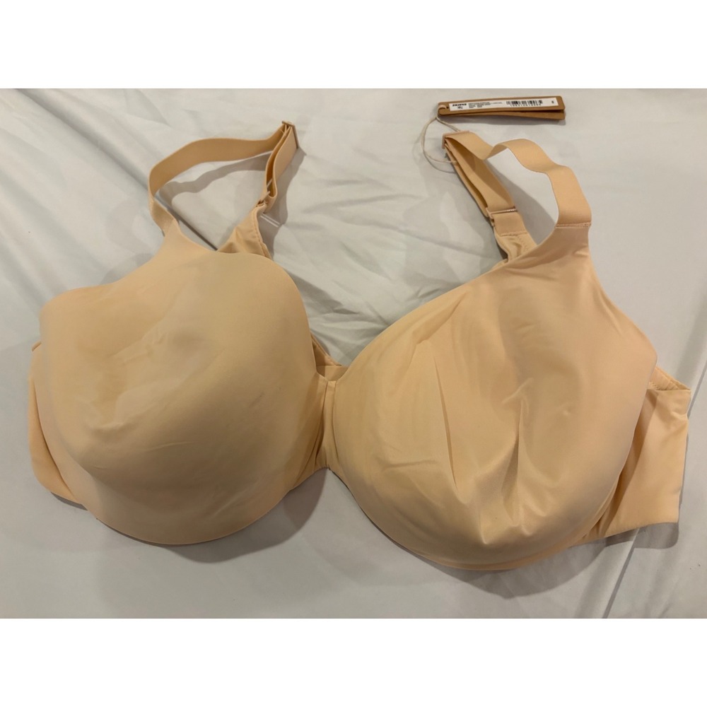 SKIMS Smoothing Intimates Full Coverage Lightly Lined Bra Sand 42DD DM-DEM-9549W